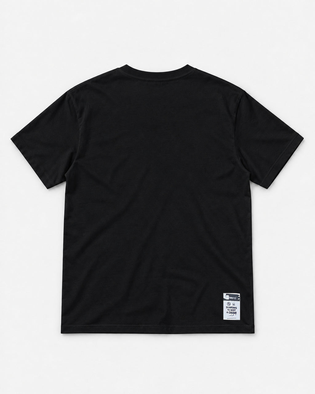 Surfing Is Not a Crime - Black Label Heavy T-Shirt