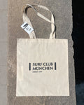 Surf Club München Linen Logo Bag — front